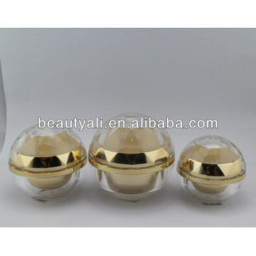 Ball Shape Acrylic Jar Cream Packaging 5ml 15ml 20ml 30ml 50ml 80ml 100ml